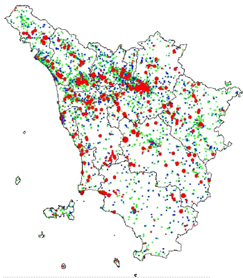 mappatura amianto Toscana compresa provincia Pistoia